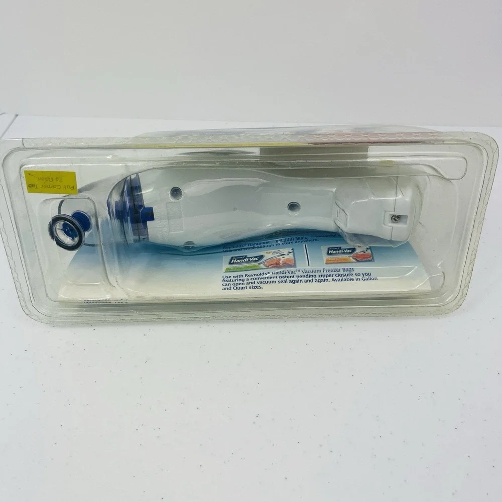 Reynolds Handi Vac Starter Kit Vacuum Food Sealer Freezer Burn Bags Saver New